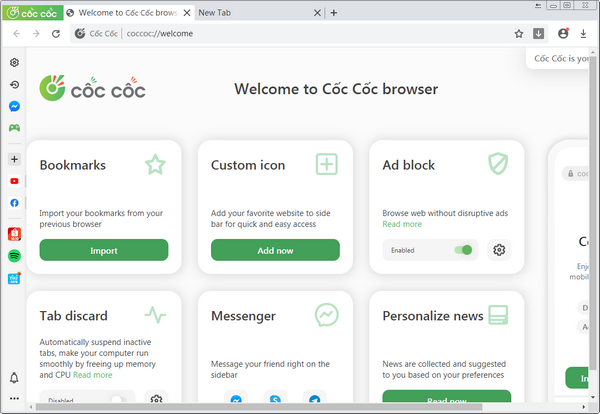 CocCoc浏览器