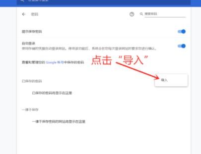新版谷歌浏览器怎么导入密码？新版谷歌浏览器怎么导入密码教程[多图]