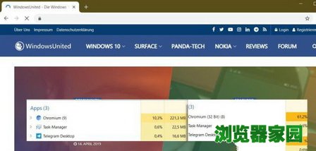 微软Windows10 ARM版本Chromium浏览器性能大幅提升[多图]
