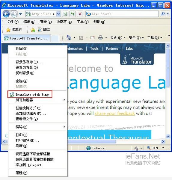 ie浏览器自动翻译网页设置方法[多图]