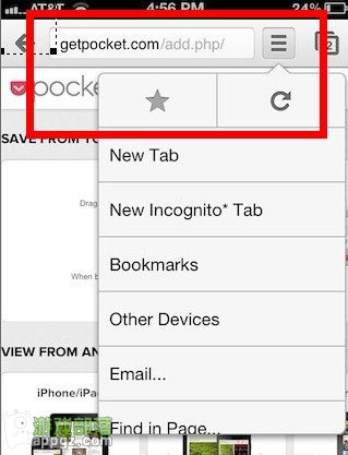 在iOS设备上如何使用Chrome浏览器的书签