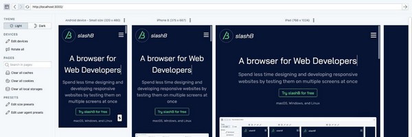 slashB(web开发浏览器)