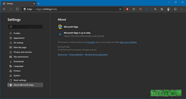 微软第一个版基于Chromium 79的Edge浏览器正式发布[图]