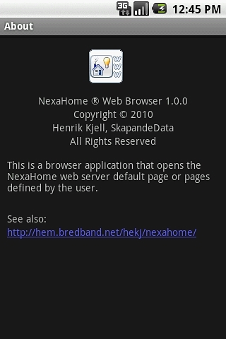 NexaHome Web浏览器