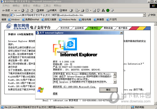 IE浏览器128位加密包
