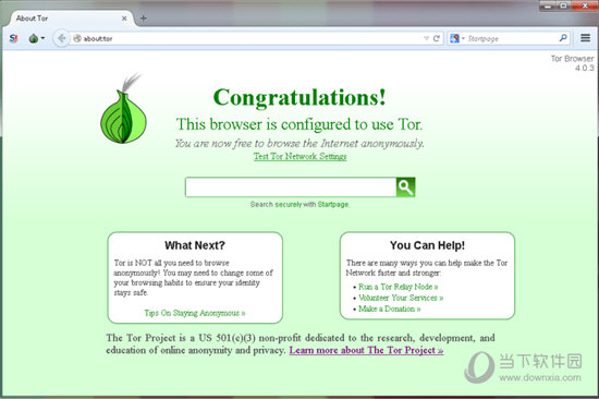 Tor Browser(洋葱浏览器）
