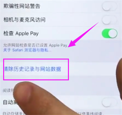 iPhone6plus中清理Safari浏览器缓存的详细方法