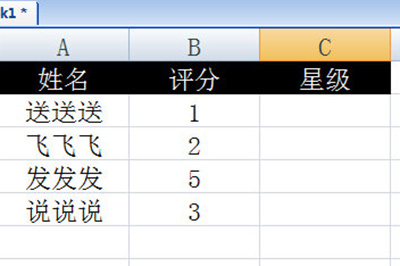 Excel怎么打五角星 一个函数帮你忙