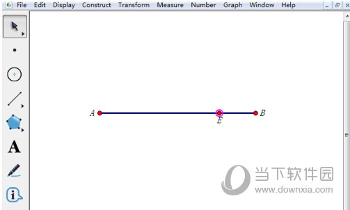 几何画板如何在两线段上画点使比相等 操作方法介绍
