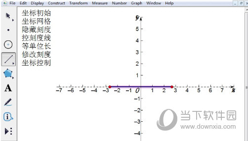 几何画板如何用点的轨迹法绘制一次函数 制作方法介绍