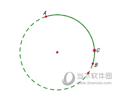 几何画板如何让一点沿着圆弧运动 制作方法介绍