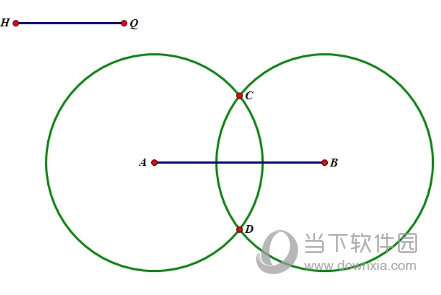 几何画板怎么演示线段垂直平分线的尺规做法 操作方法介绍