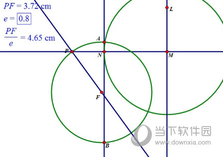 几何画板如何用椭圆第二定义画椭圆 绘制方法介绍
