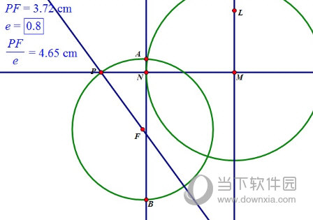 几何画板如何用椭圆第二定义画椭圆 绘制方法介绍