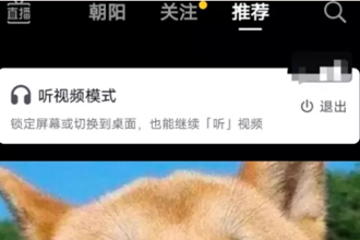 抖音听视频功能怎么没有了？抖音听视频模式什么时候上线？