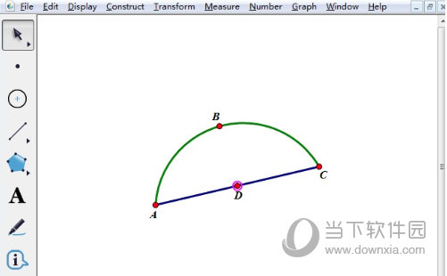 几何画板如何画出弧的中点 绘制方法介绍