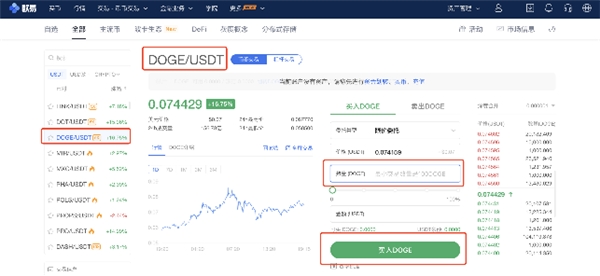 okex怎么买狗狗币？欧易okex买卖狗狗币教程图解