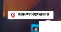 搜狐视频怎么提交我的反馈