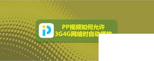 PP视频如何允许3G4G网络时自动播放