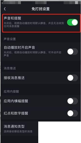 爱奇艺怎么开启声音和提醒