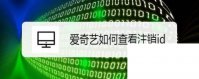 爱奇艺如何查看注销id