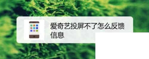 爱奇艺视频下载到手机_爱奇艺投屏不了怎么反馈信息