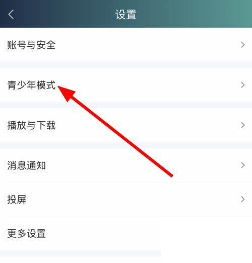 爱奇艺中怎么开启青少年模式