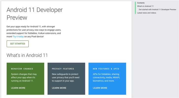 谷歌Android 11开发者：最新三大使用特点曝光[多图]