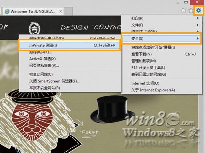IE10 InPrivate 隐私浏览模式的使用