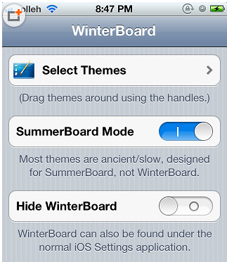 winterboard美化主题 winterboard详细使用方法介绍