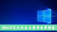 win10笔记本怎么禁用自带键盘 win10笔记本禁用自带键盘操作教程