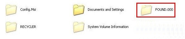 电脑里的found.000是什么文件夹