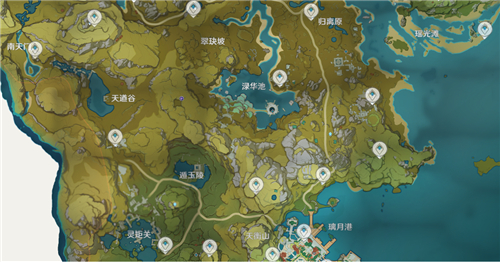 原神传送点位置在哪 原神全地图传送点分布位置介绍