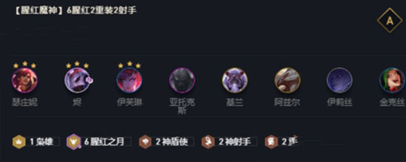 云顶之弈6猩红2重装2神射玩法 云顶之弈6猩红2重装2神射攻略