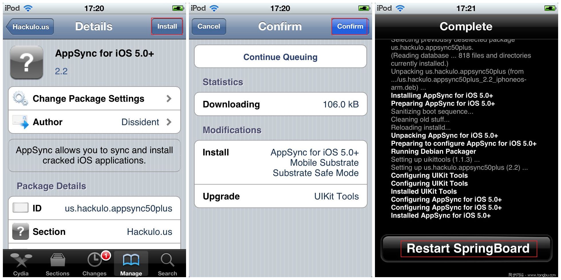 iPhone 4上怎么安装Appsync 补丁？