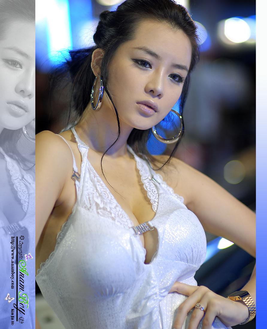 韩国车模特林智慧百变美图