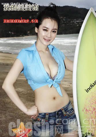 韩国车模特林智慧百变美图