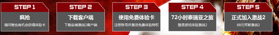 激战2 限量发放体验卡领取地址 和活动内容步骤介绍