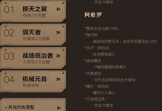 DNF7月15日更新阿修罗  瞎子PK场怎么加SP点    阿修罗PKC削弱加点方法