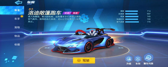 跑跑卡丁车手游洛迪敞篷跑车怎么得 洛迪敞篷跑车获取途径