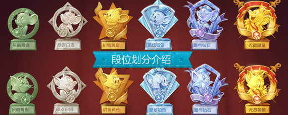 猫和老鼠手游段位怎么划分 段位奖励有哪些