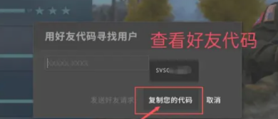 CSGO好友代码在哪里？CSGO好友代码怎么看？怎么输入？