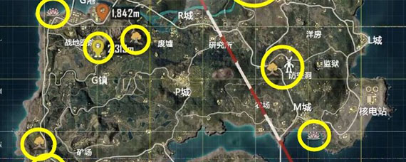 和平精英放河灯位置在哪 哪些地方可以放河灯