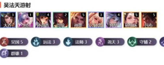 王者荣耀自走棋s2吴法天游射怎么玩 吴法天游射玩法详解