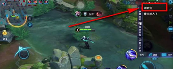 王者荣耀怎么发谢谢你 王者荣耀局内谢谢你怎么发