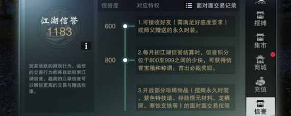 楚留香信誉分怎么刷 楚留香信誉分提升方法