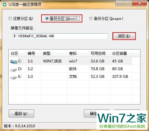 一键ghost win7 64教程