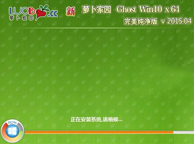 萝卜家园win10系统安装教程