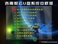 杏雨梨云u盘系统安装教程