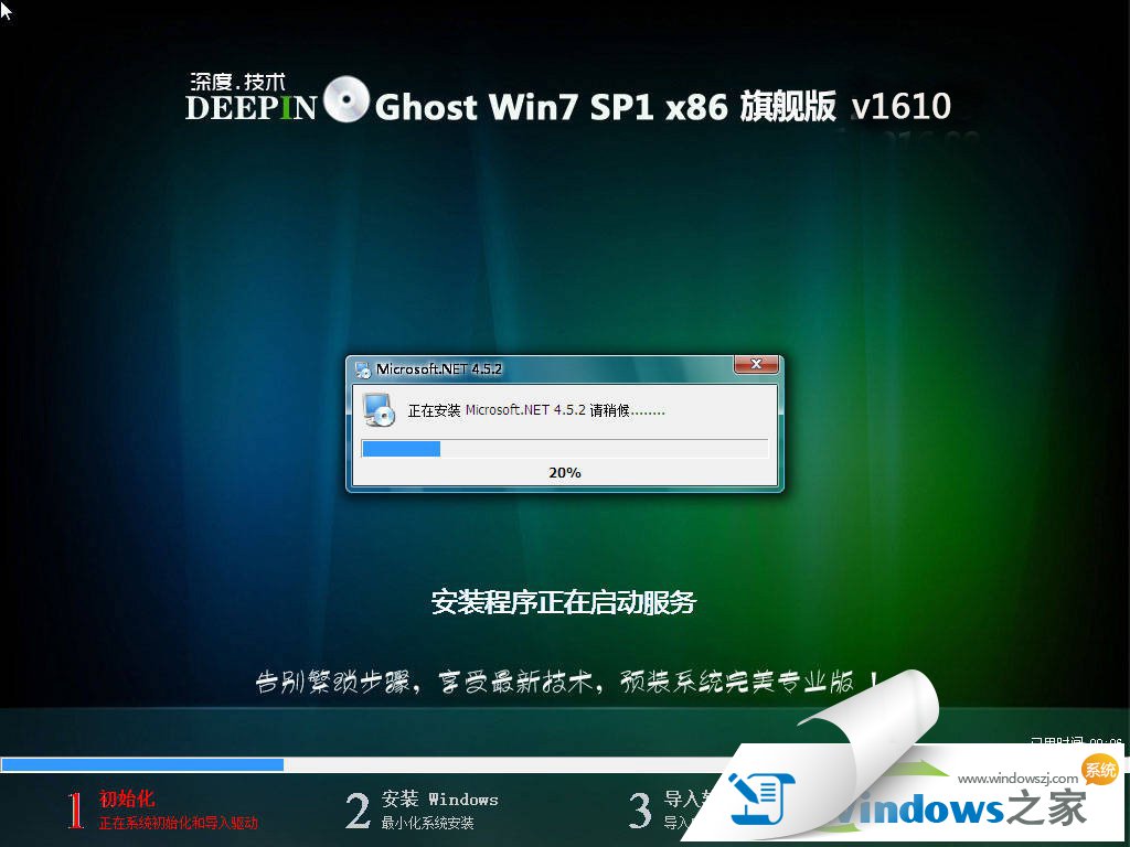 深度技术win7 sp1 x86旗舰版